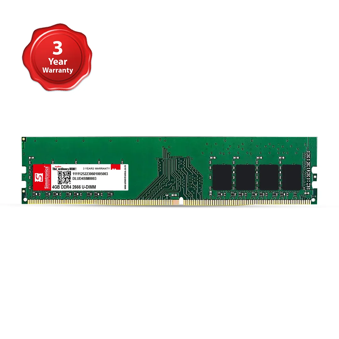 Simmtronics 4GB DDR4 DESKTOP RAM 2666MHz