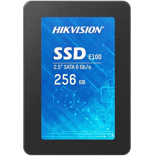 HIKVISION Internal SSD 256 GB 3D NAND 2.5 Inch SATA III (R/W Speed up to 550/500 MB/s)
