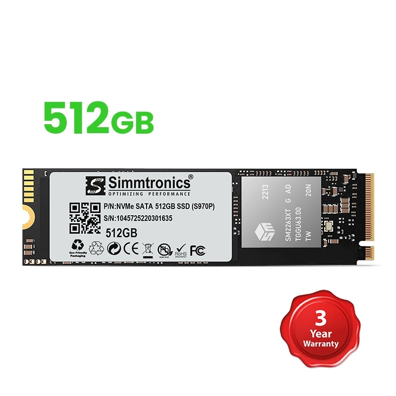 Simmtronics 512GB NVMe NAND SSD(S970P)